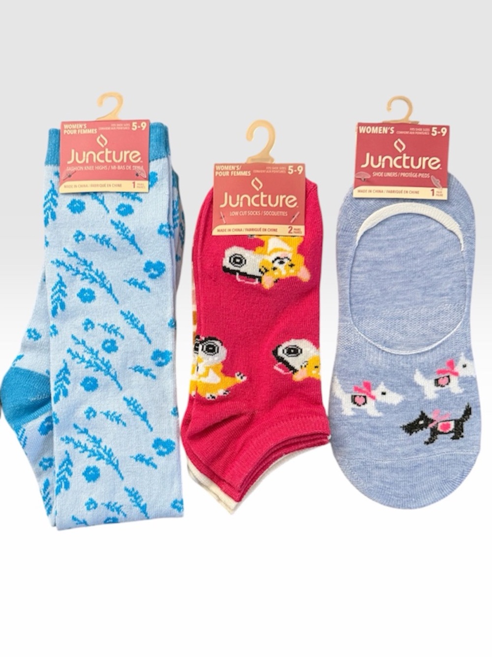 Assorted Women's Socks Bundle - Fits Sizes 5-9
